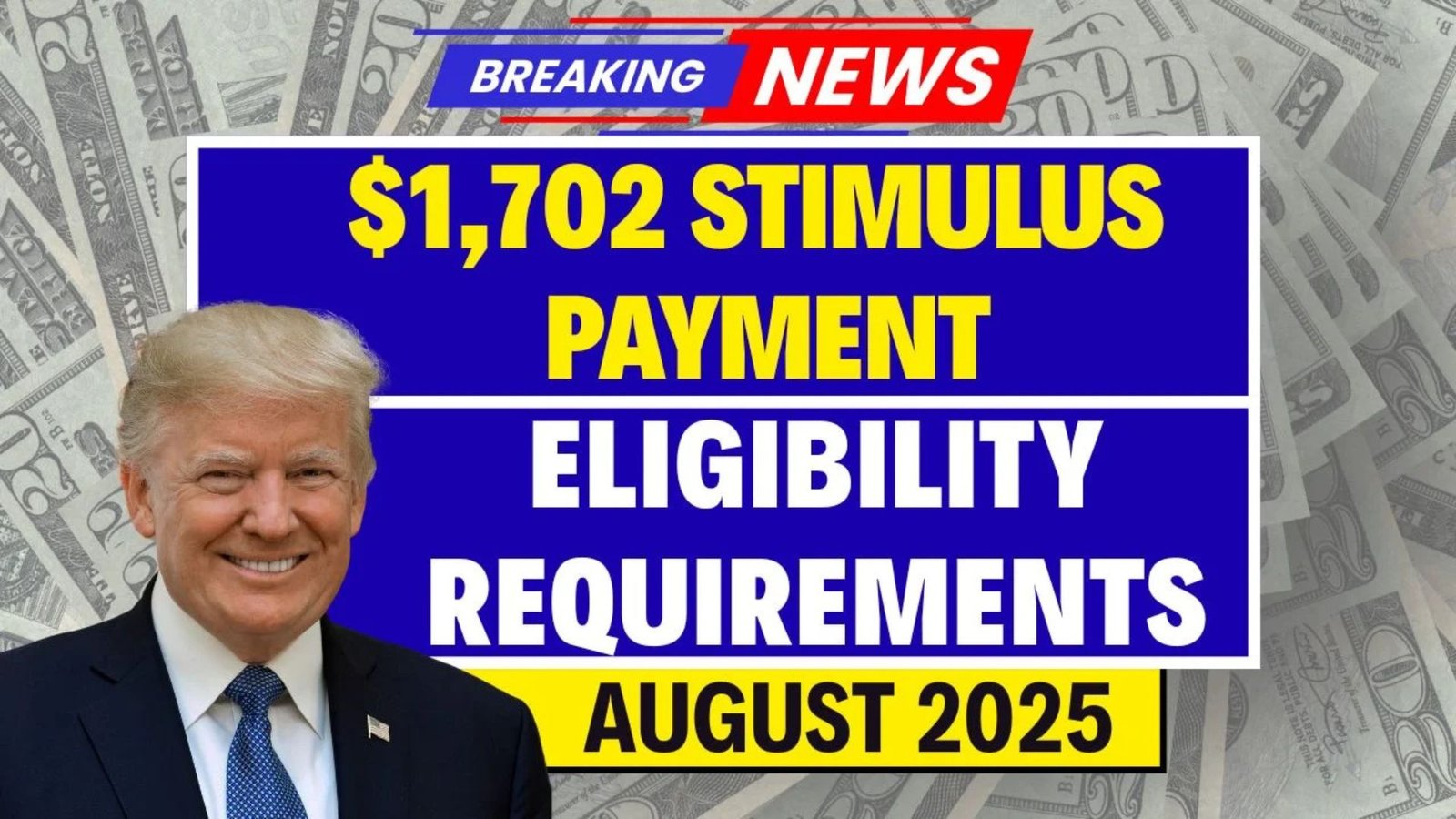 $1,702 Stimulus Payment in August 2025