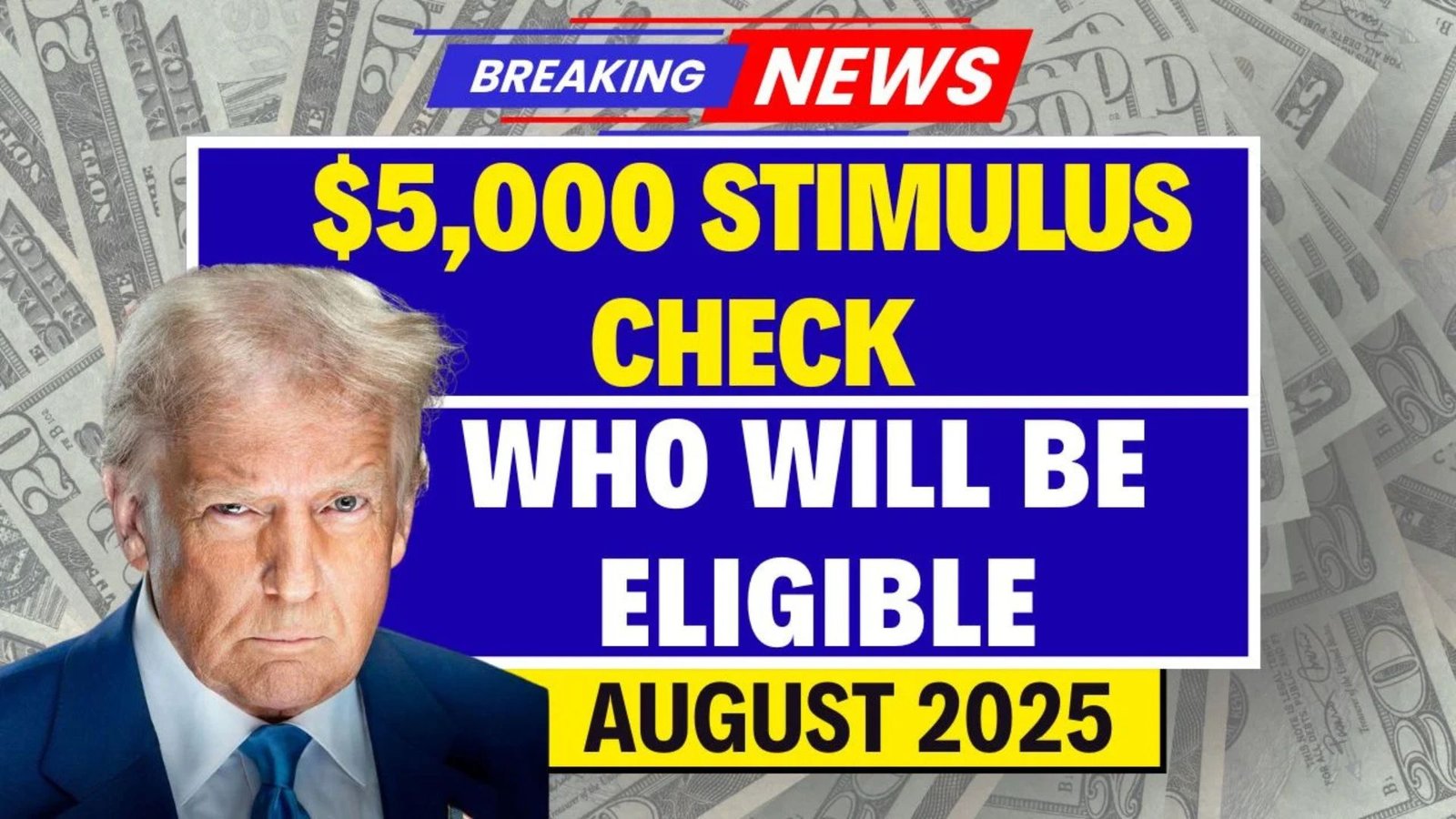 $5,000 Stimulus Check in August 2025